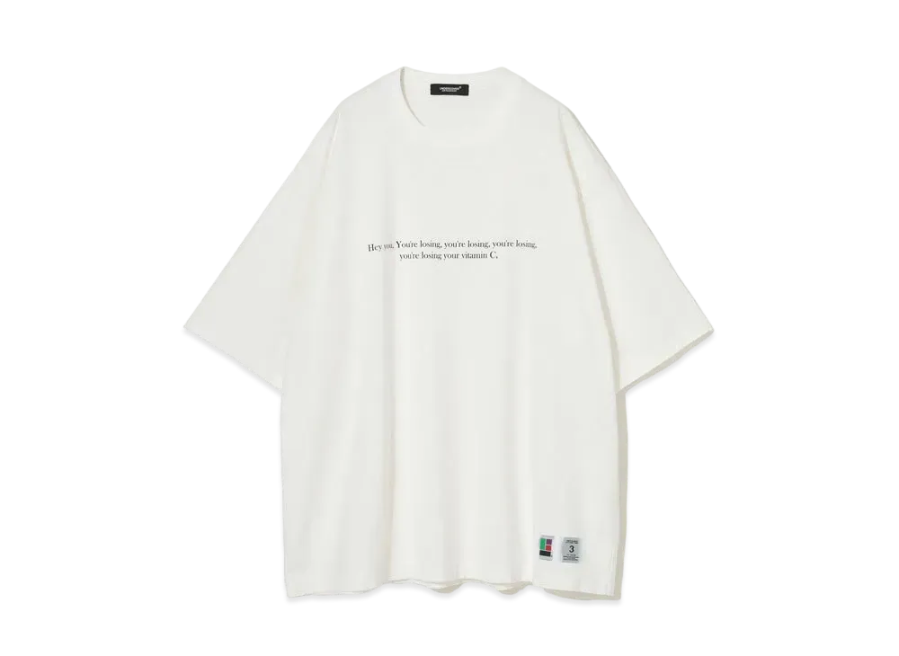 UNDERCOVER Cotton T-shirt "Off White"