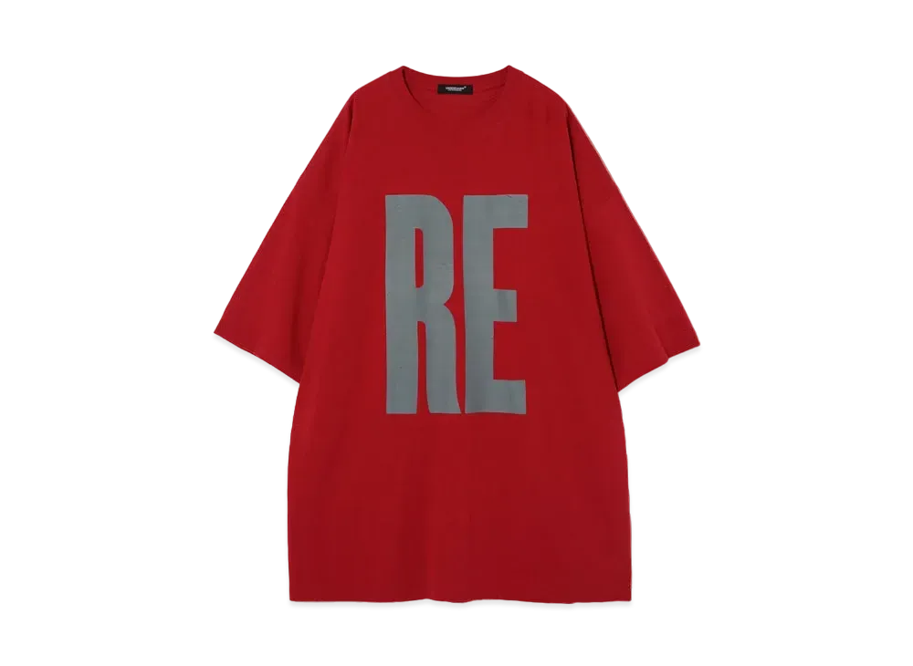 UNDERCOVER Cotton T-shirt "Dark Red"