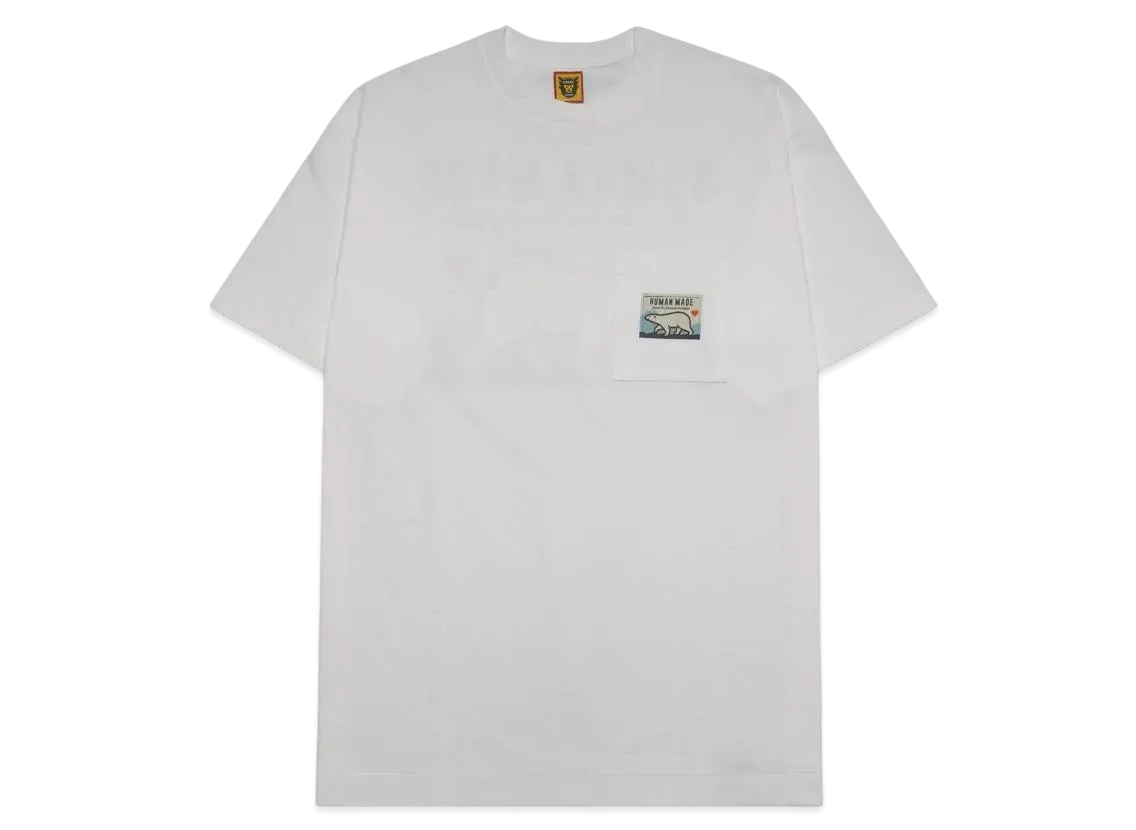 HUMAN MADE POCKET T-SHIRT "White"