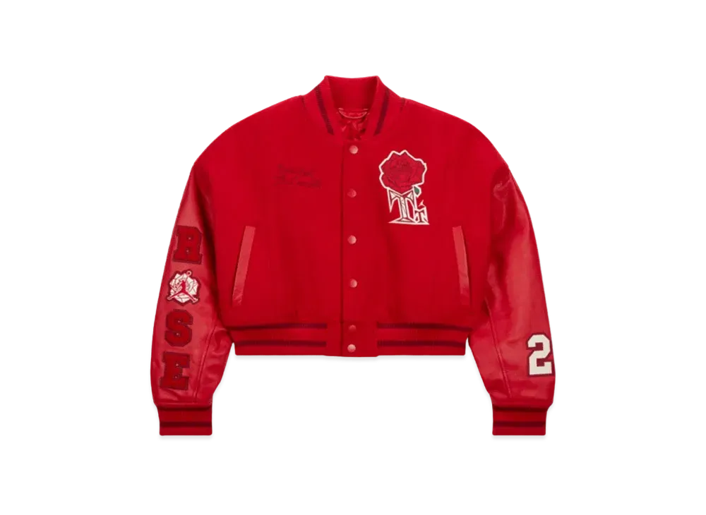 Jordan x Teyana Taylor Women's Varsity Jacket "Red"