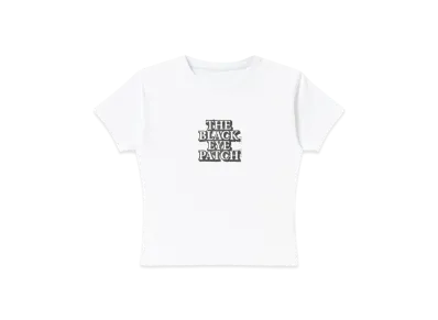 Black Eye Patch OG Baby Tee "White"