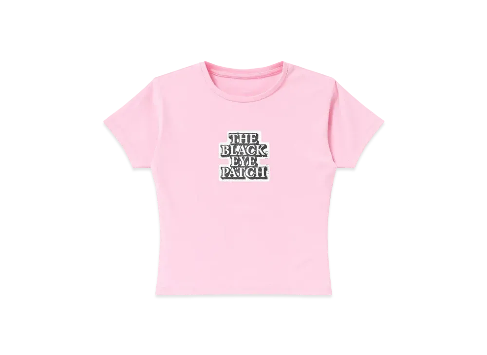 Black Eye Patch OG Baby Tee "Pink"