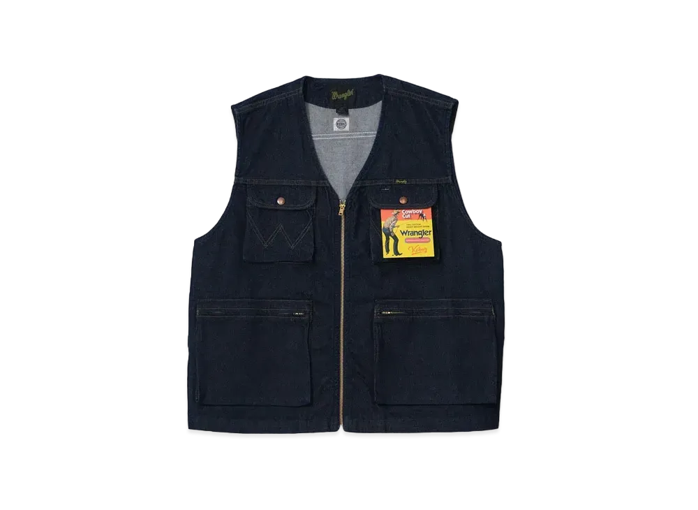 KEBOZ x Wrangler Denim Vest "Blue"
