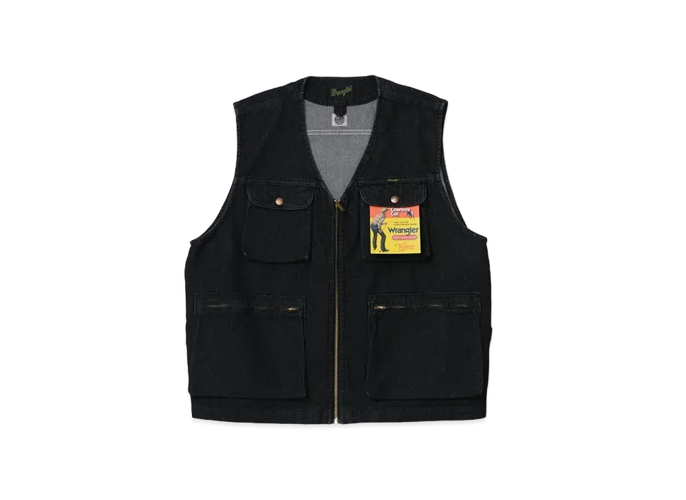 KEBOZ x Wrangler Denim Vest "Black"