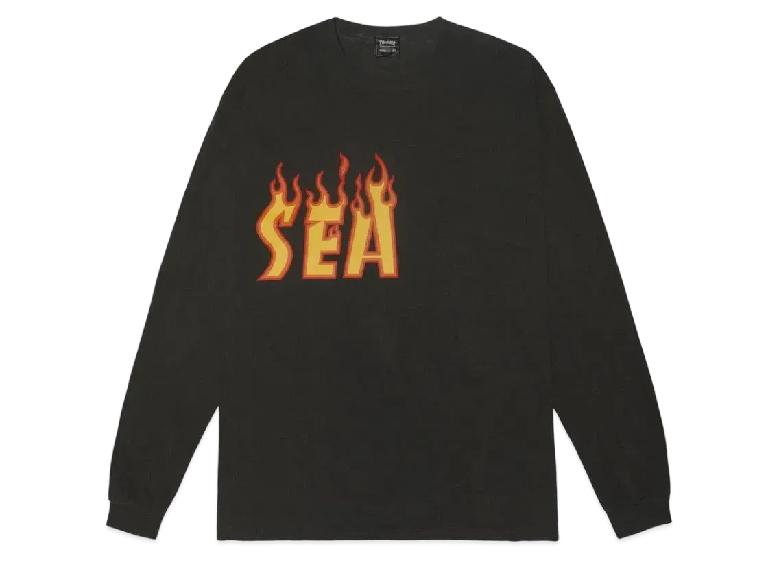 WIND AND SEA x THRASHER L/S Tee 2 "Pepper"