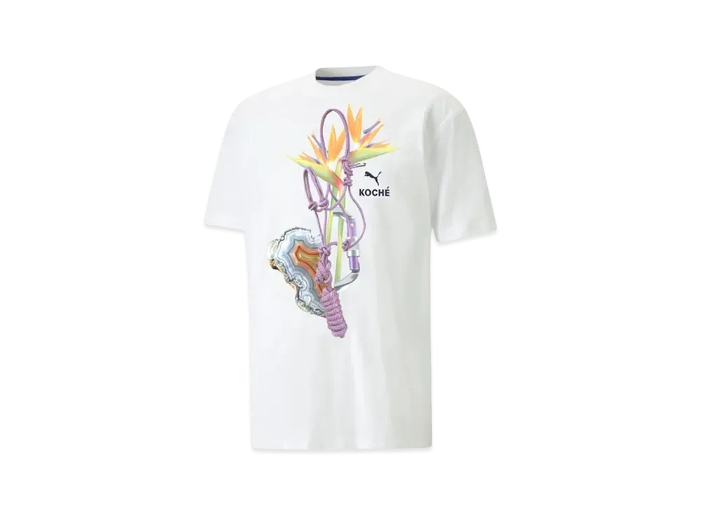 PUMA x KOCHE Unisex Graphic Short Sleeve T-shirt "Puma White"