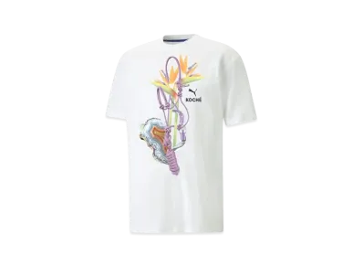 PUMA x KOCHE Unisex Graphic Short Sleeve T-shirt "Puma White"