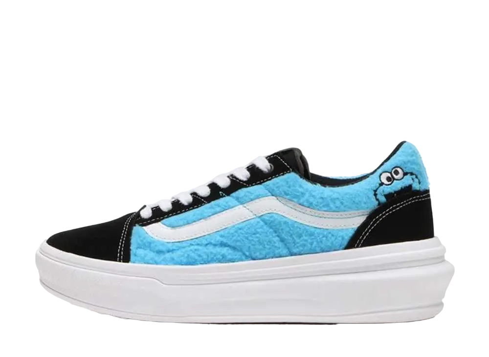 セサミストリート × バンズ オールドスクールオーヴァートCC "セサミブルー/ブラック"