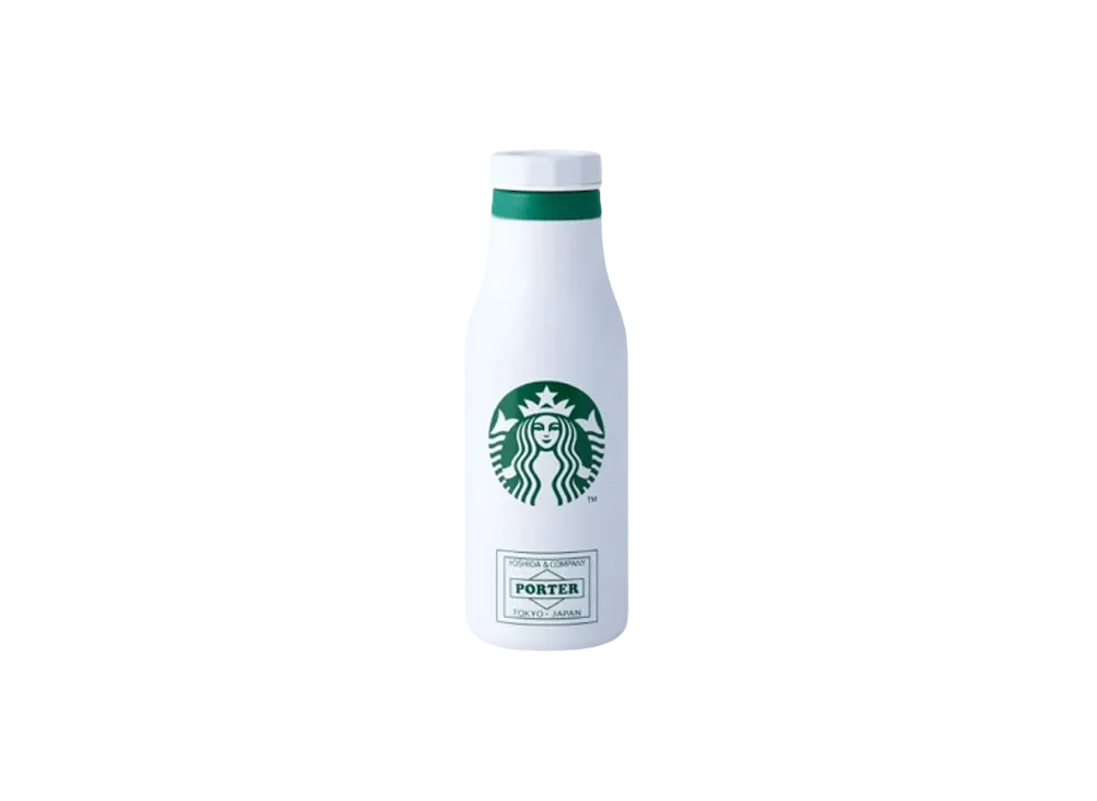 PORTER x STARBUCKS Stainless Logo Bottle 473ml "White"