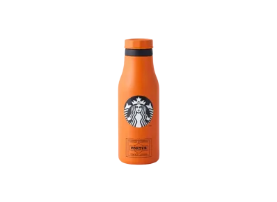PORTER x STARBUCKS Stainless Logo Bottle 473ml "Orange"