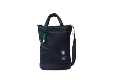 PORTER x STARBUCKS Coffee Bean Shape Drum Bag S "Black"