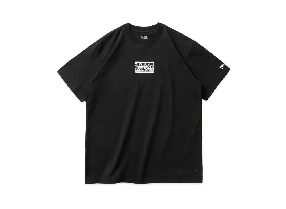 NEW ERA x Yohji Yamamoto SS23 S/S Cotton Tee "Black"