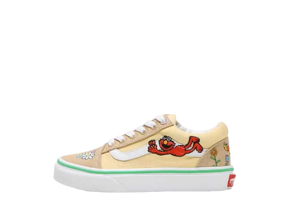 セサミストリート × バンズ PS オールドスクール "セサミナチュラル"(キッズ)