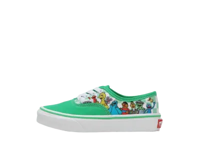 セサミストリート × バンズ PS オーセンティック "セサミグリーン/マルチ"(キッズ)