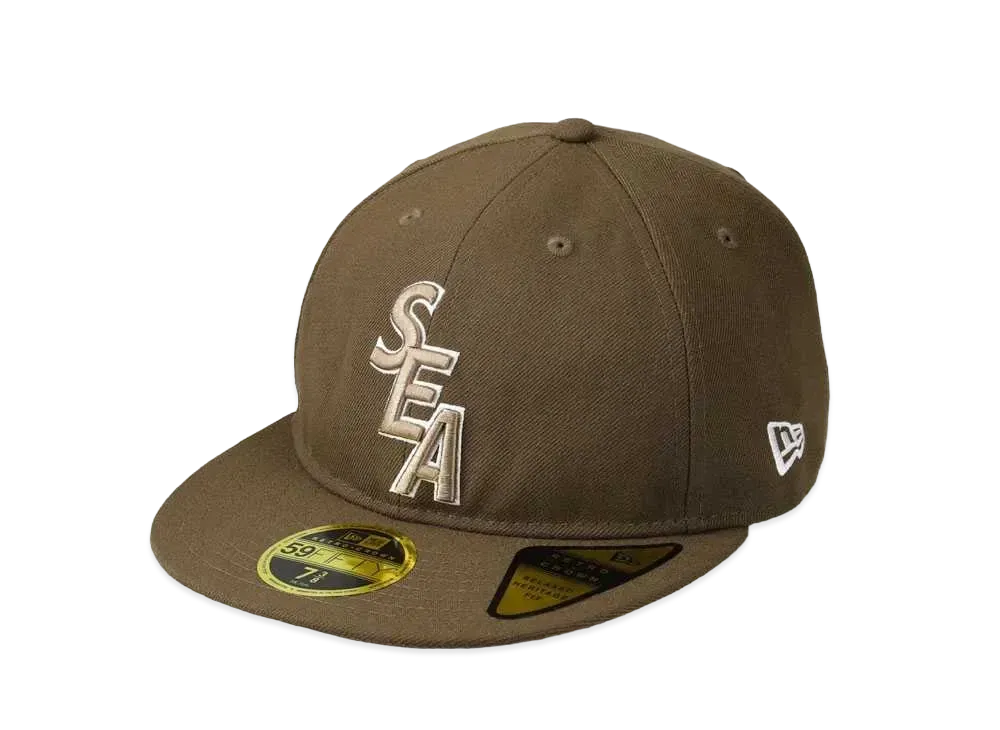WIND AND SEA NEW ERA x (S_E_A) 59Fifty Retro Crown Cap "Sea Brown"