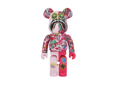 Bearbrick Steven Harrington X BAPE(R) SHARK PINK 1000%