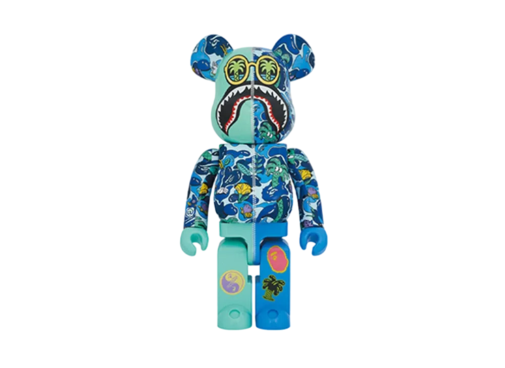 Bearbrick Steven Harrington X BAPE(R) SHARK BLUE 1000%