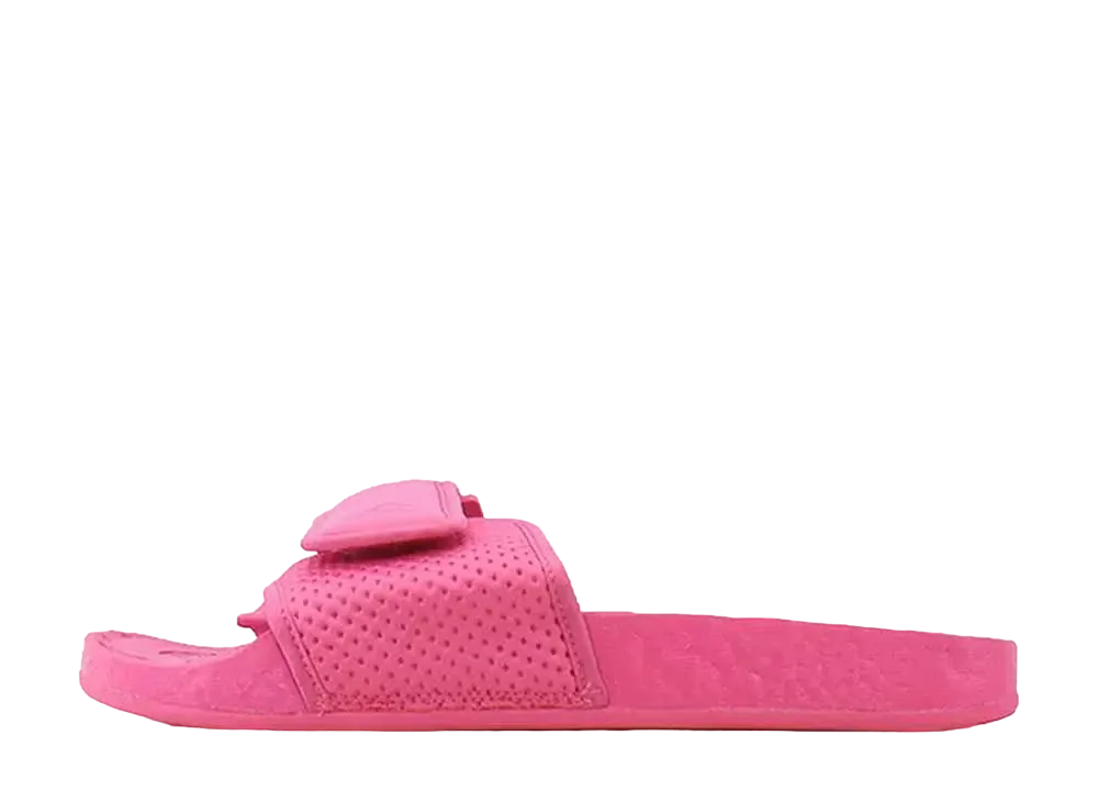 ファレル・ウィリアムス × アディダス オリジナルス PW ブーストスライド "セミソーラーピンク"