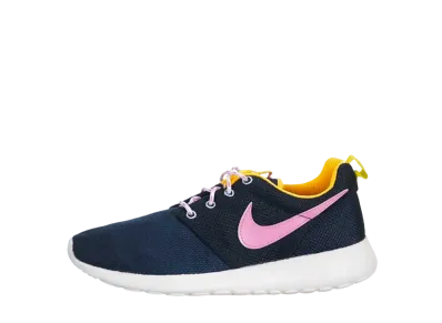 Nike GS Roshe Run "Midnight Navy/Pink Glow"