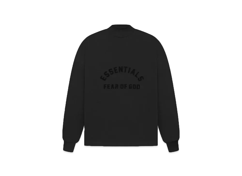 FEAR OF GOD ESSENTIALS LS Tee "Black"