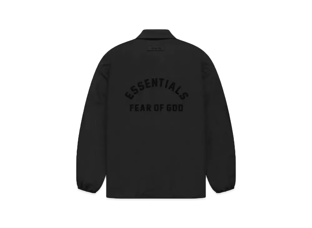 FEAR OF GOD ESSENTIALS Coaches Jacket "Black"