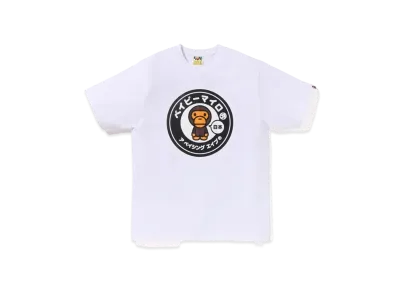 A BATHING APE Japan Baby Milo Tee "White"