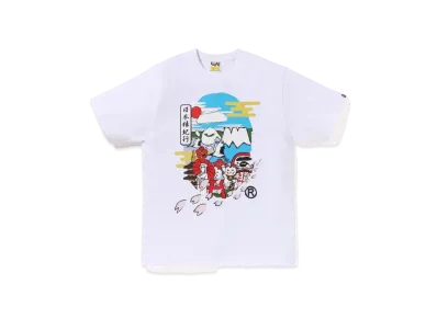 A BATHING APE Japan Culture Ape Head Tee "White"