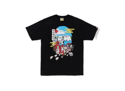 A BATHING APE Japan Culture Ape Head Tee "Black"