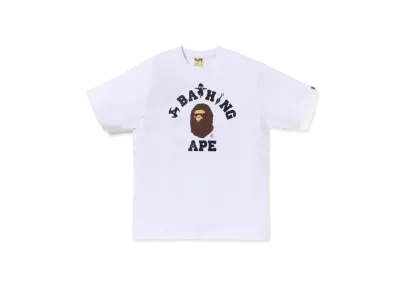 A BATHING APE Ninja College Tee "White"