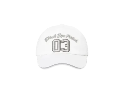 Black Eye Patch Area Code Cap "White"