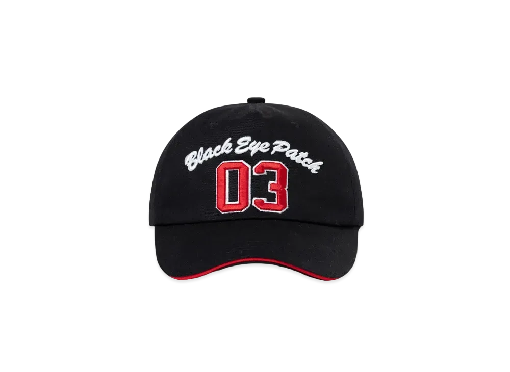 Black Eye Patch Area Code Cap "Black"
