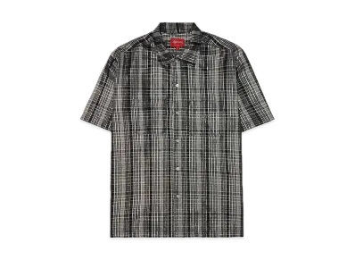Supreme Metallic Plaid S/S Shirt "Black"