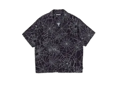NEIGHBORHOOD Spiderweb Hawaiian Shirt SS "Black"