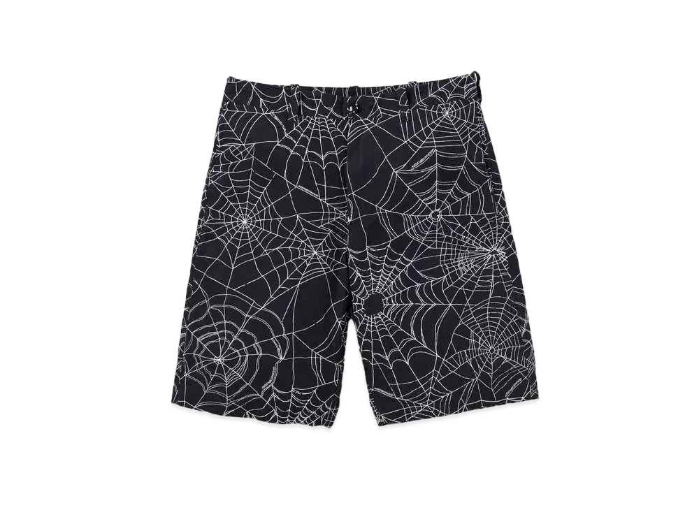 NEIGHBORHOOD Spiderweb Short Pants "Black"