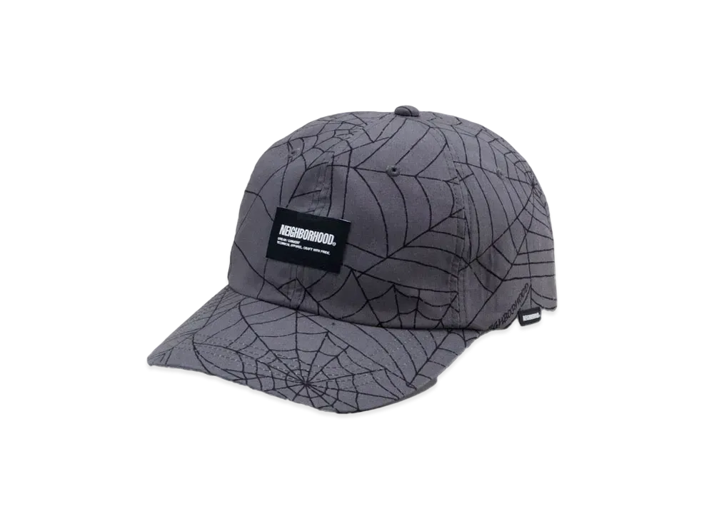NEIGHBORHOOD Spiderweb Dad Cap "Gray"