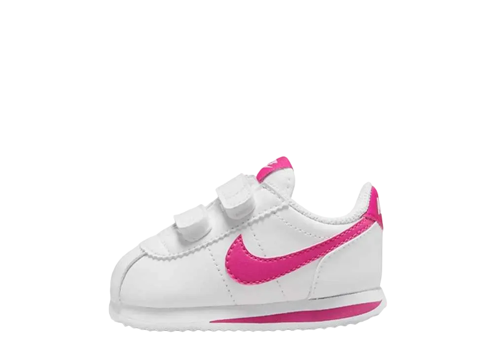 ナイキ TD コルテッツ ベーシック "ホワイト/ピンクプライム"(キッズ)