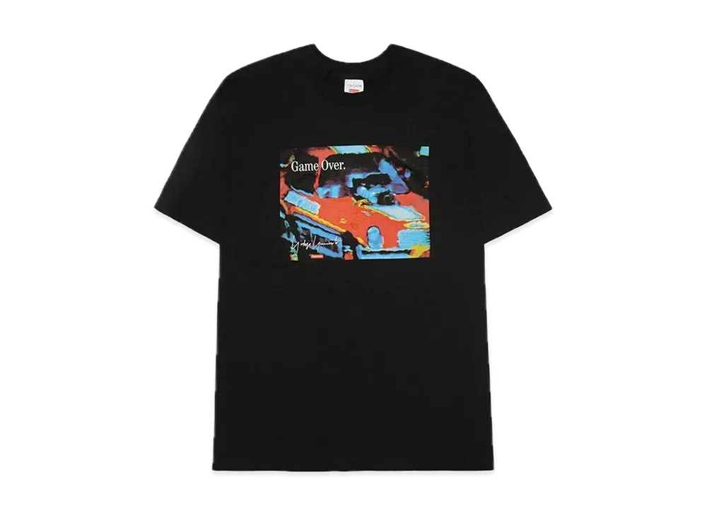シュプリーム ヨウジヤマモト ゲームオーバー Tシャツ "ブラック"