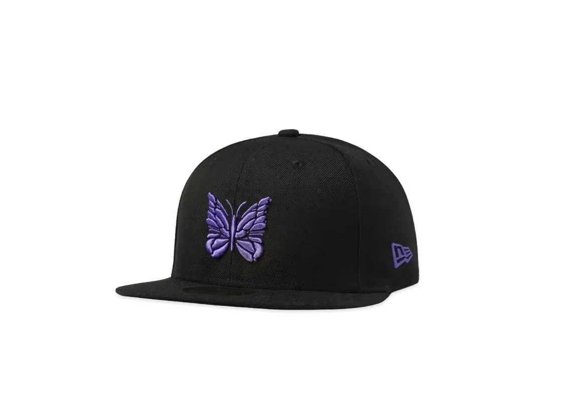 Needles EMB. BB CAP "Black/Purple"