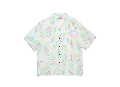 WACKO MARIA Leaf Hawaiian Shirt "White"