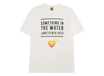 HUMAN MADE SOMETHING IN THE WATER T-SHIRT "White"