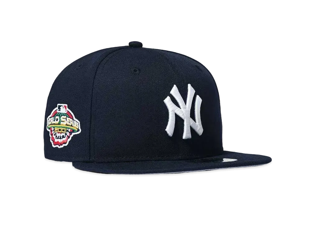 NEW ERA NEW YORK YANKEES WS 2001 59FIFTY "NAVY"