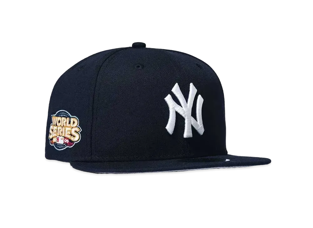 NEW ERA NEW YORK YANKEES WS 2009 59FIFTY Gold Patch "NAVY"