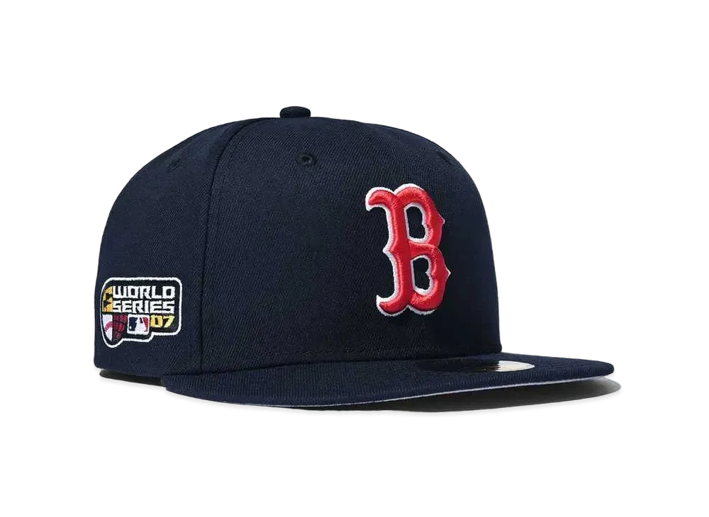 NEW ERA BOSTON RED SOX WS 2007 59FIFTY "NAVY"
