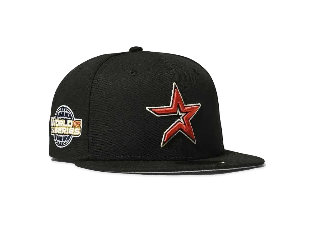 NEW ERA HOUSTON ASTROS WS 2005 59FIFTY "BLACK"