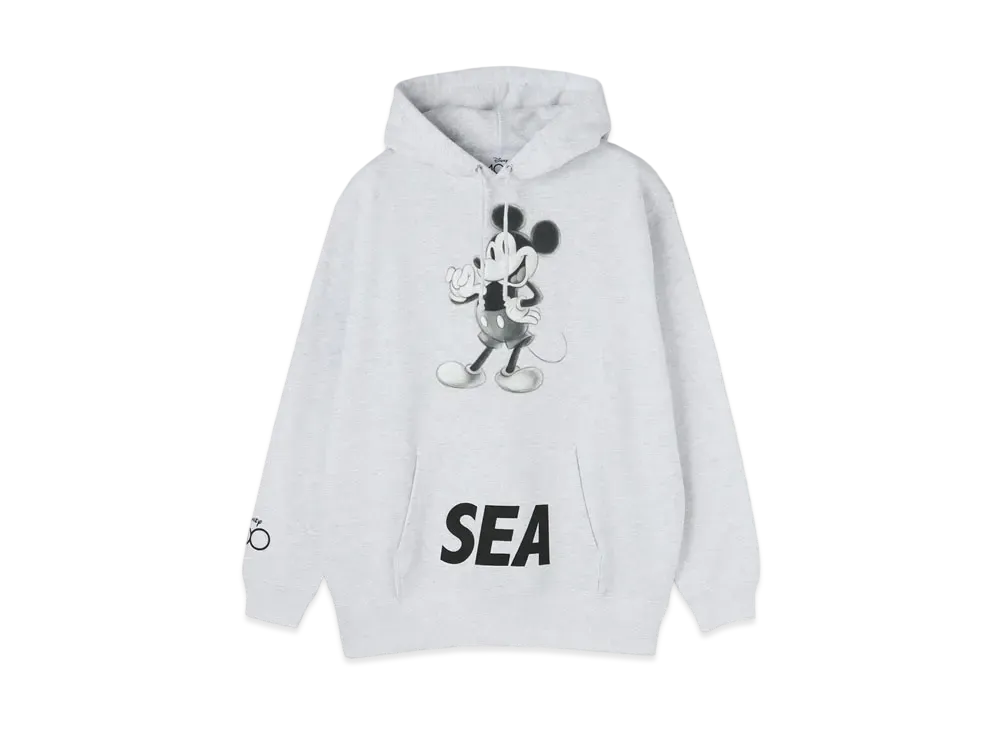 WIND AND SEA Mickey Mouse / Hoodie "Ash Gray"