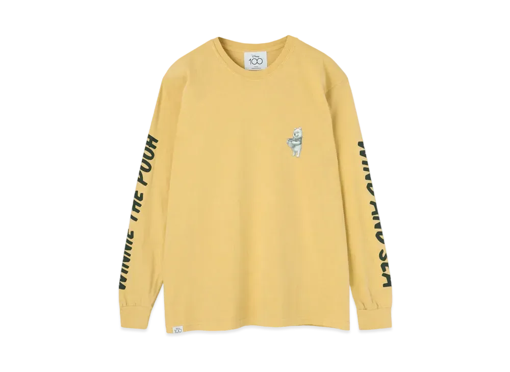WIND AND SEA Winnie the Pooh / L/S Tee "Mustard"