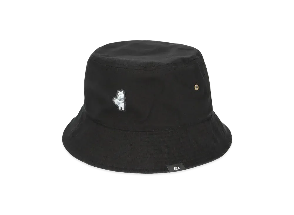 WIND AND SEA Winnie the Pooh / Bucket Hat "Black"