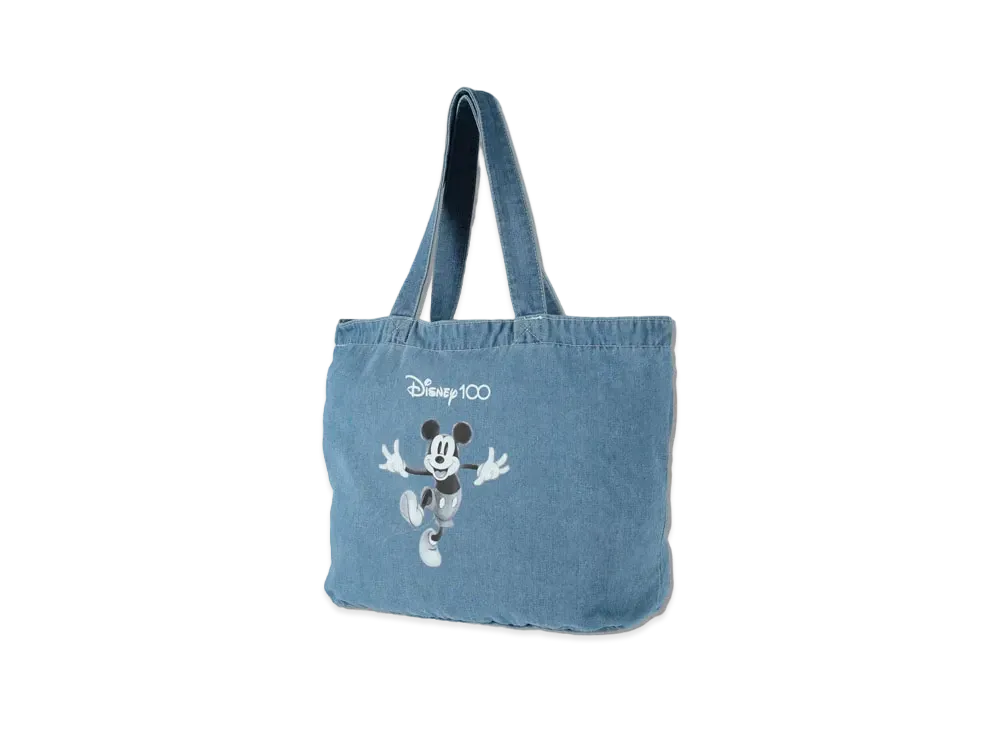 WIND AND SEA Mickey Mouse / Denim Mini Shoulder Bag "Light Blue"
