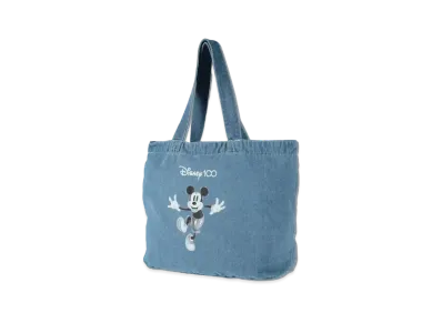 WIND AND SEA Mickey Mouse / Denim Mini Shoulder Bag "Light Blue"