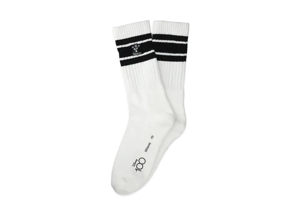 WIND AND SEA Mickey Mouse / Crew Socks "Black"